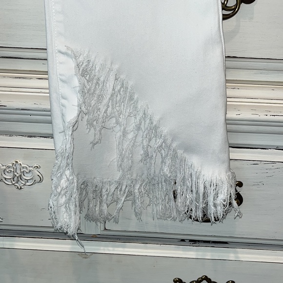 Cello white jeans with fringe - Picture 3 of 4